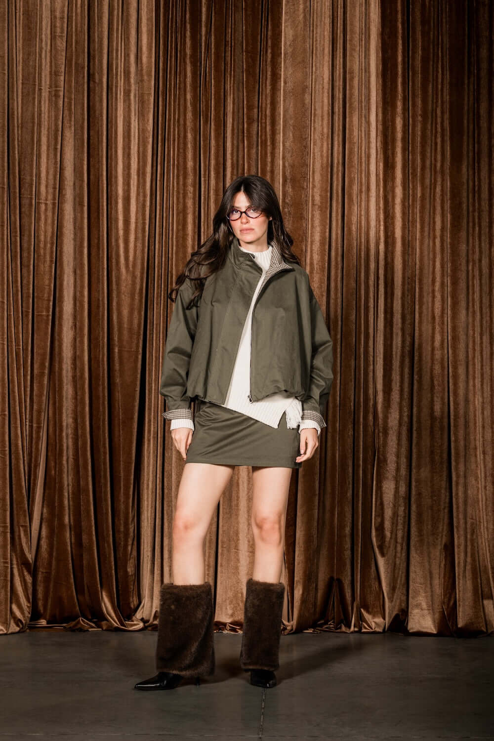 Saiph green jacket