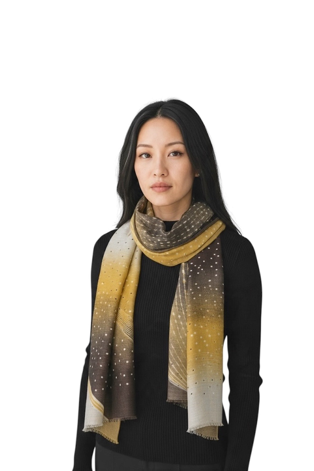 Susy Mix mustard scarf
