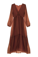 Dixie brown long dress