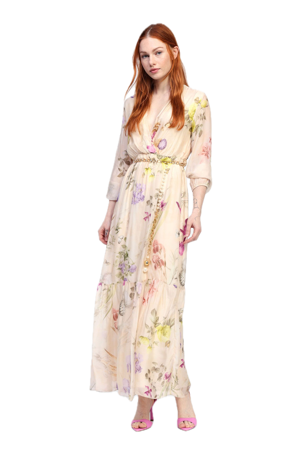 Dixie multicolor long dress
