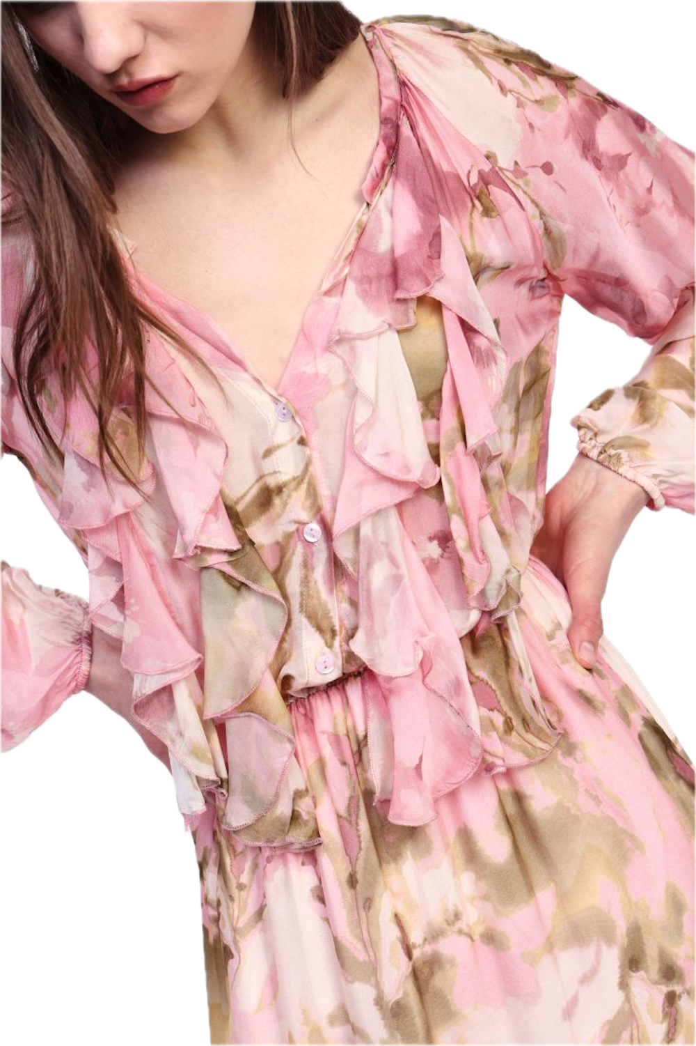 Dixie multicolor long dress