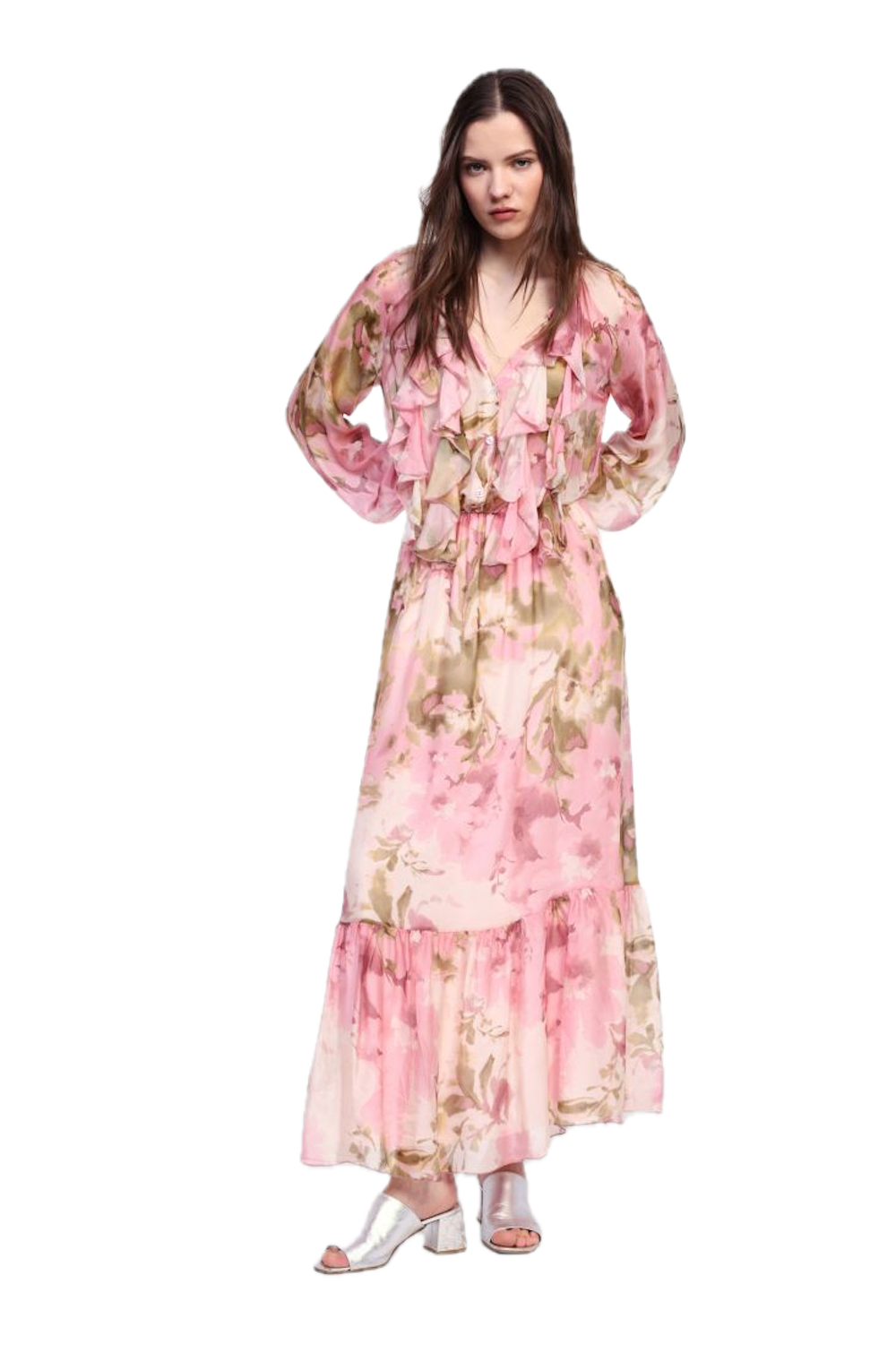 Dixie multicolor long dress