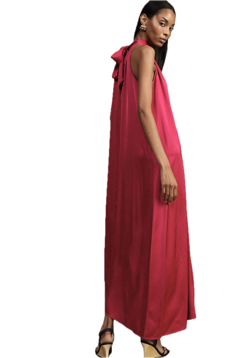 Dixie magenta dress