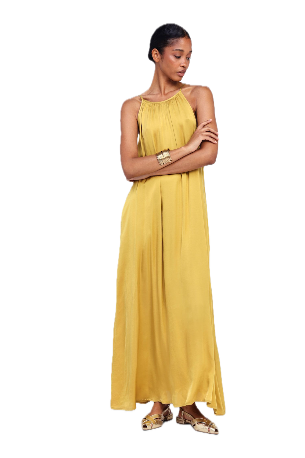 Dixie mustard dress