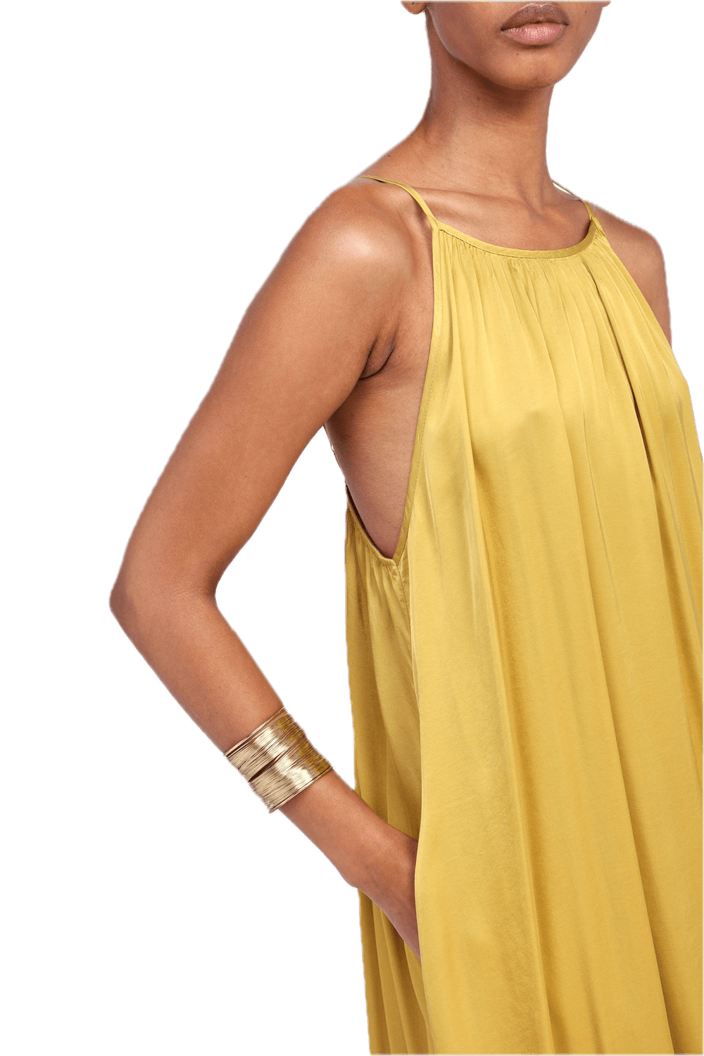 Dixie mustard dress