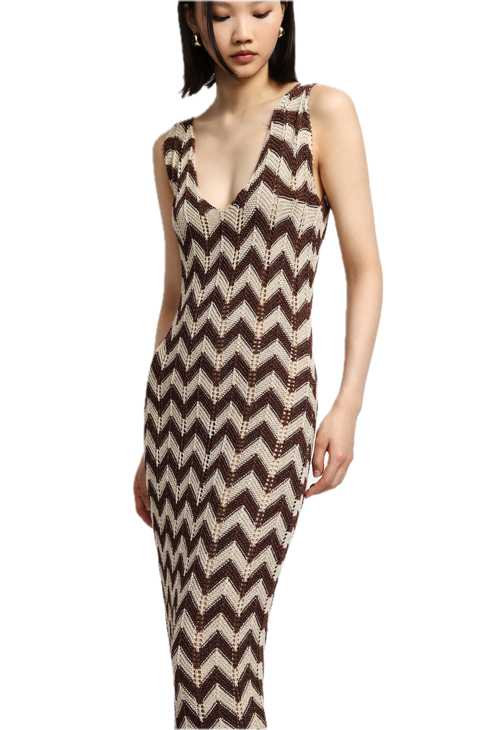 Please gold brown dress