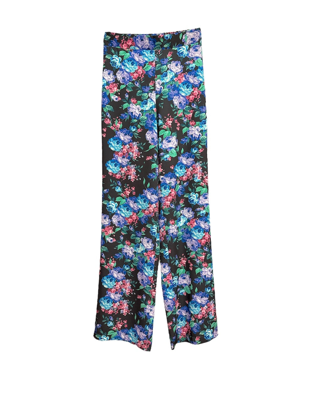 Pantaloni stampati neri Kontatto