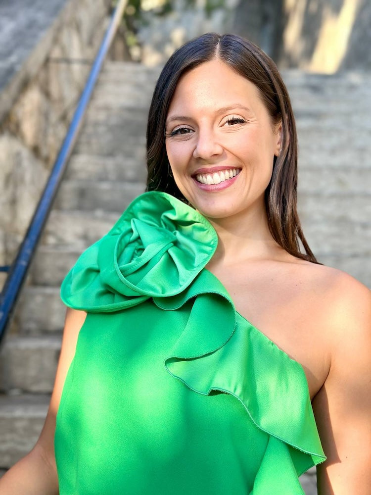 Dixie green short dress