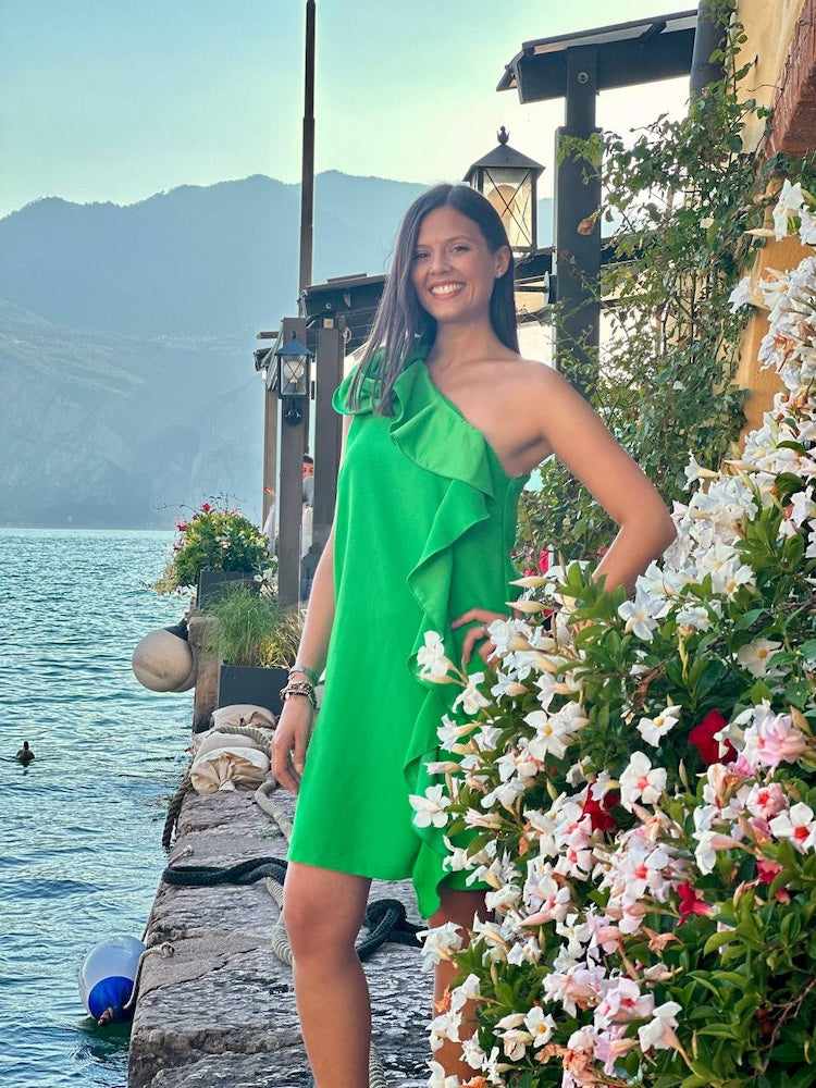 Dixie green short dress