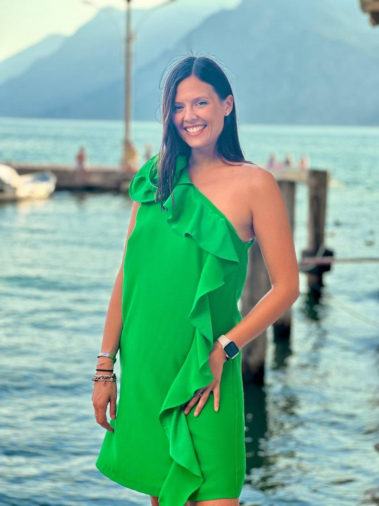 Dixie green short dress