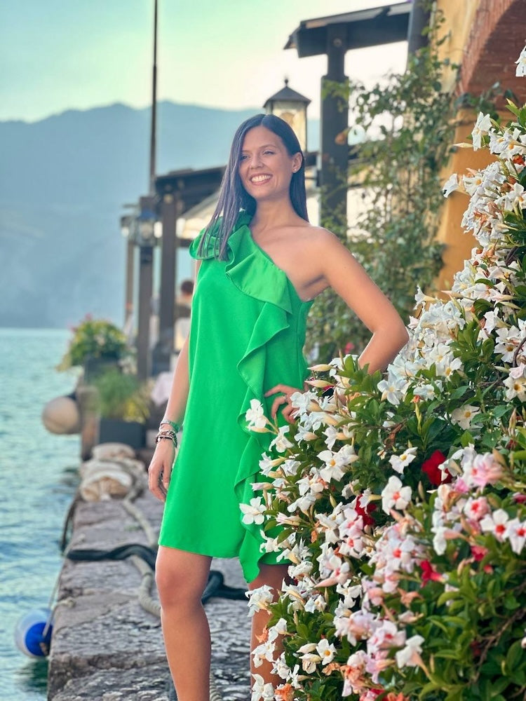 Dixie green short dress