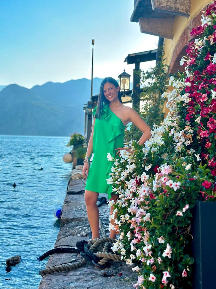 Dixie green short dress