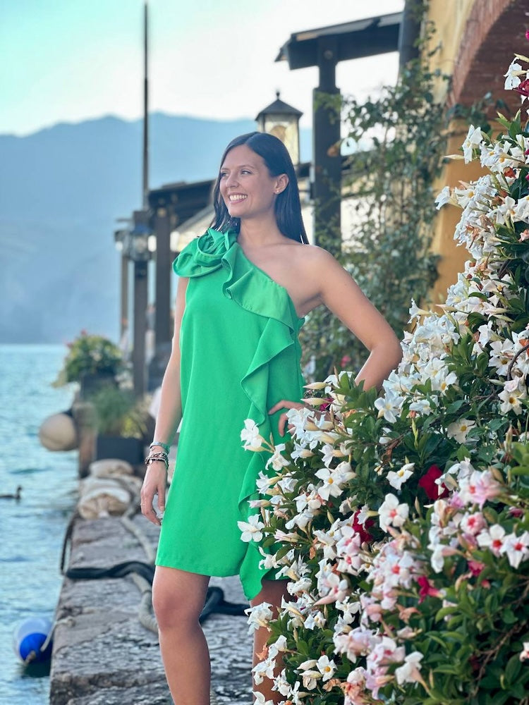 Dixie green short dress