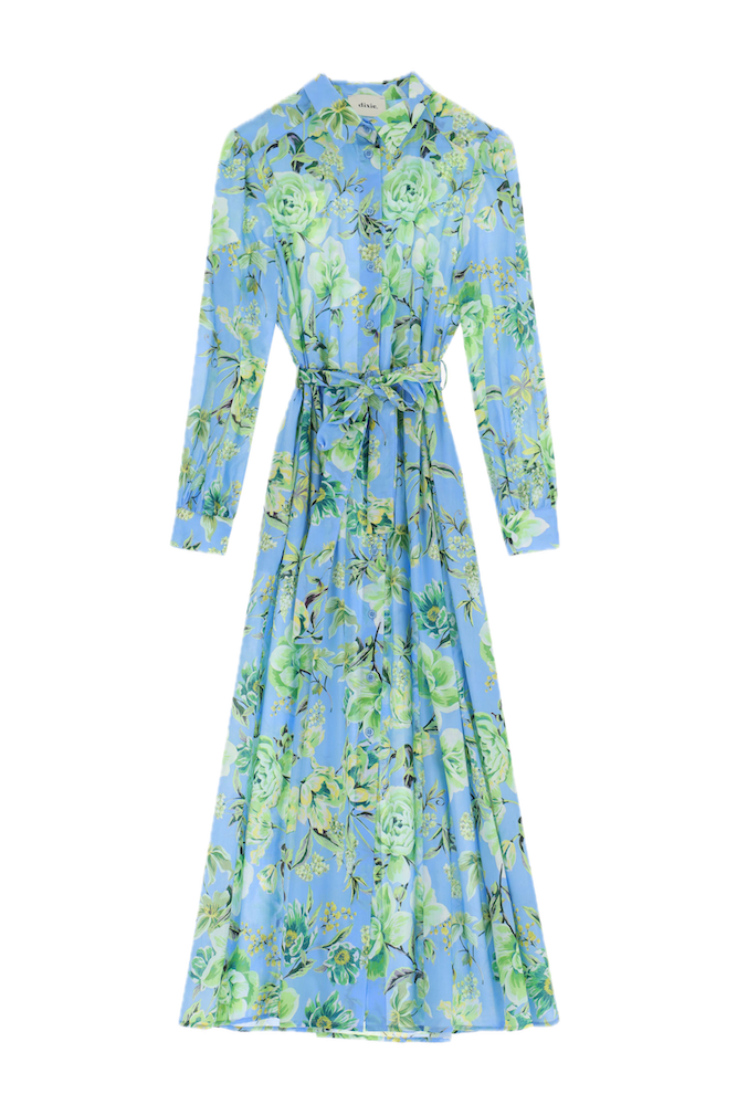 Dixie light blue chemisier dress