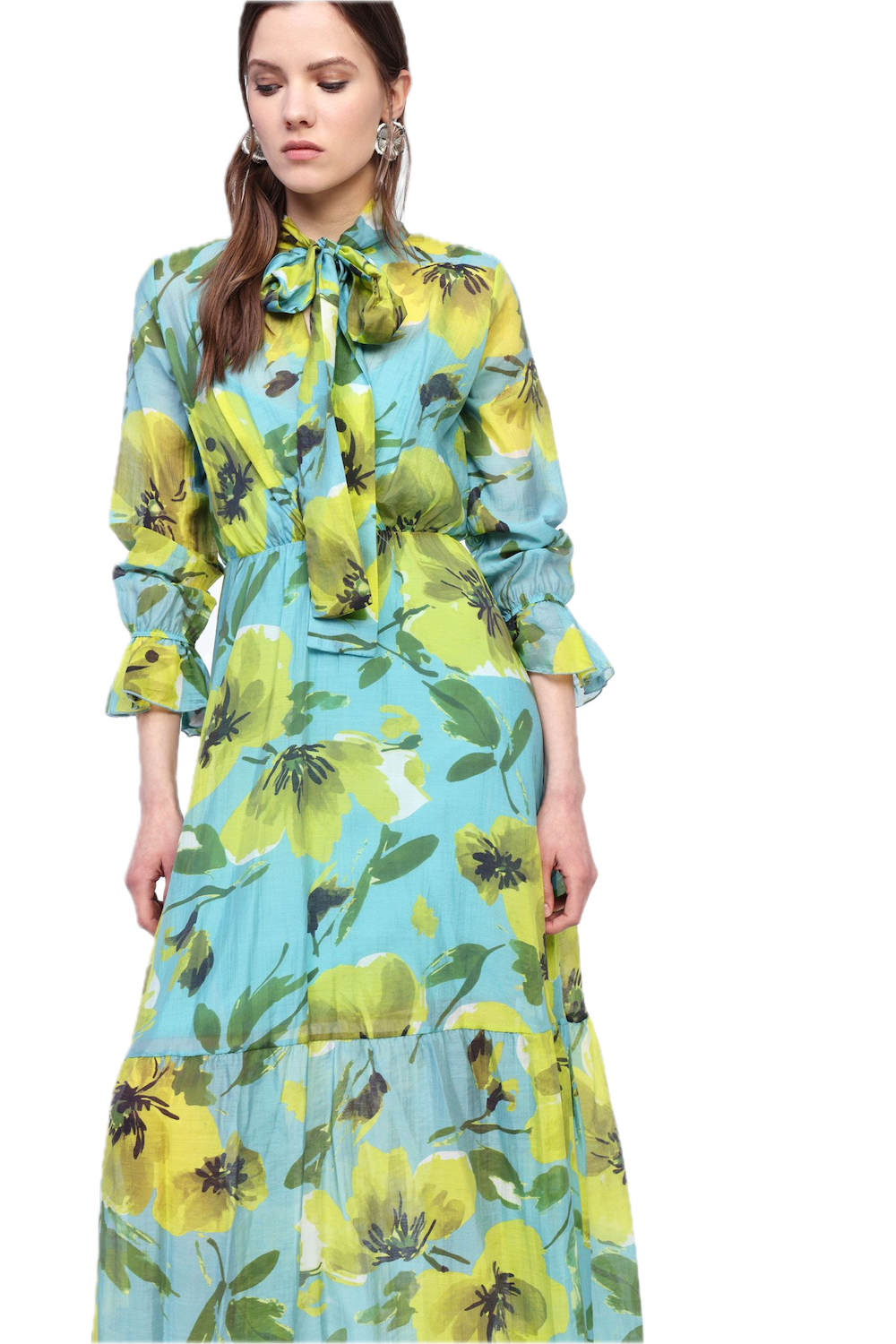 Dixie multicolor long dress