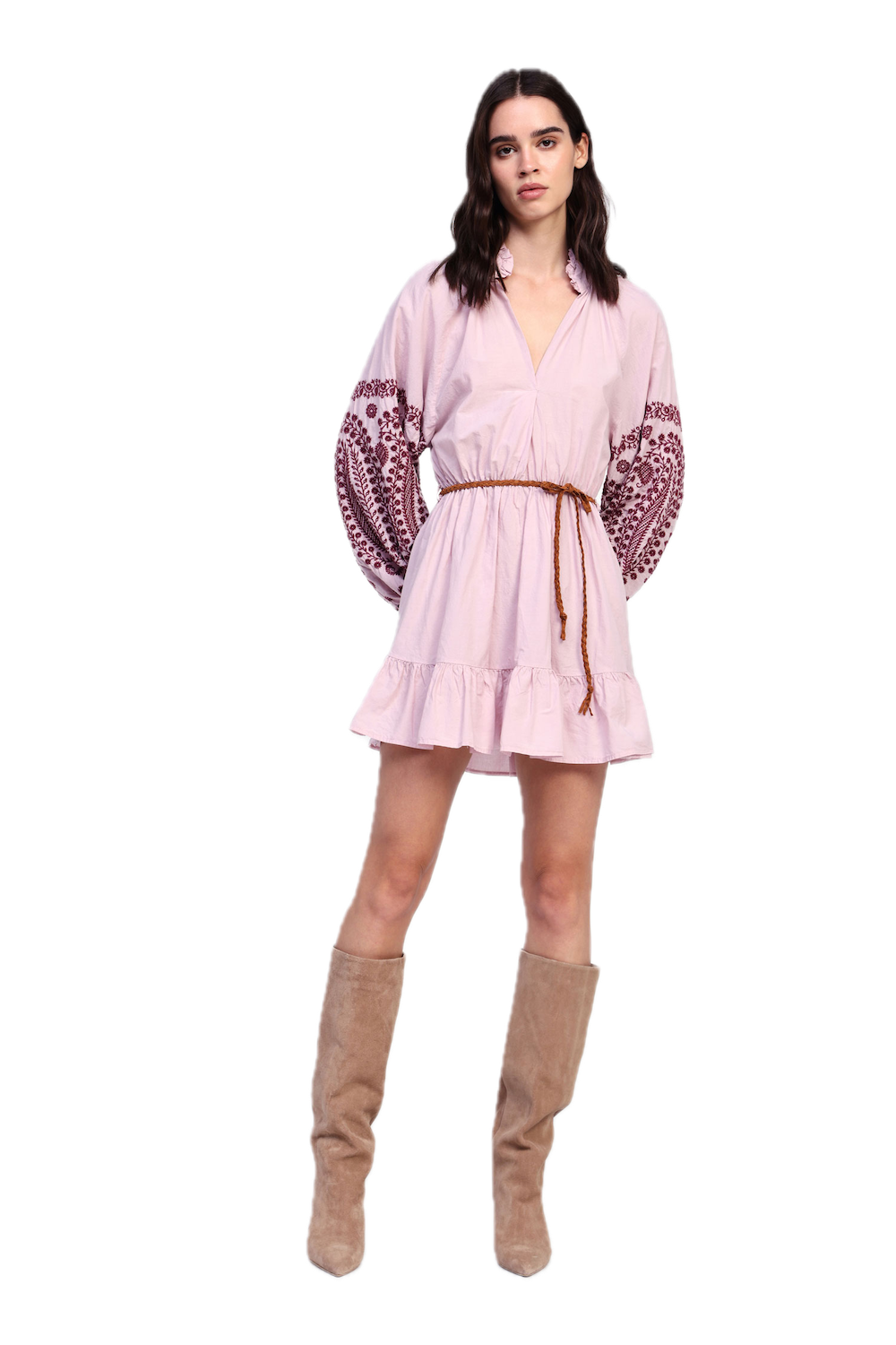 Dixie pink short dress