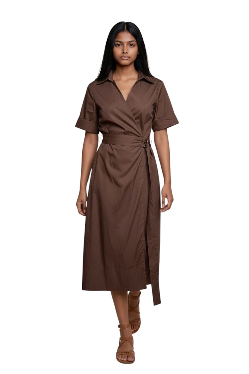 Dixie brown chemisier dress