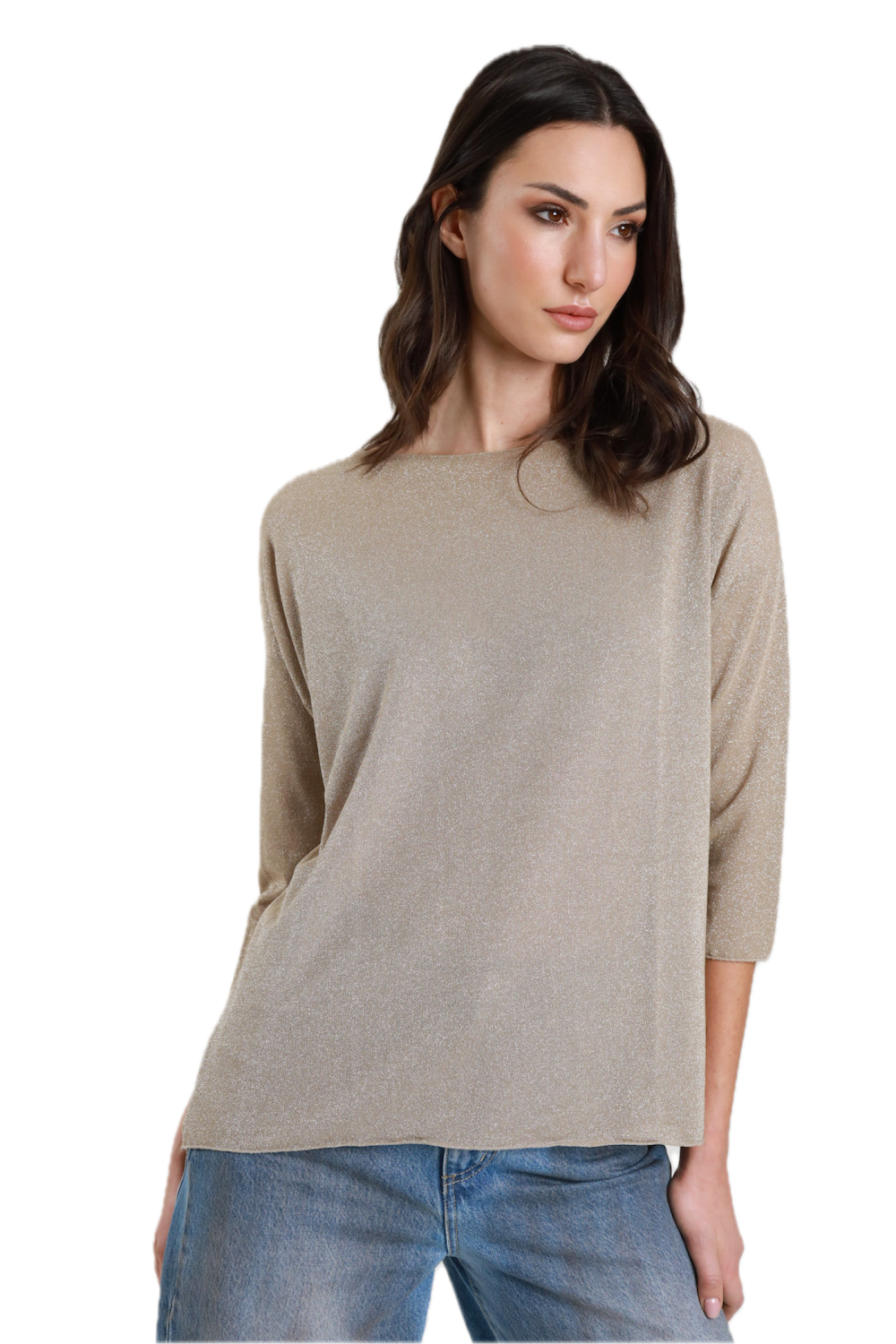 Susy Mix gold lurex t-shirt