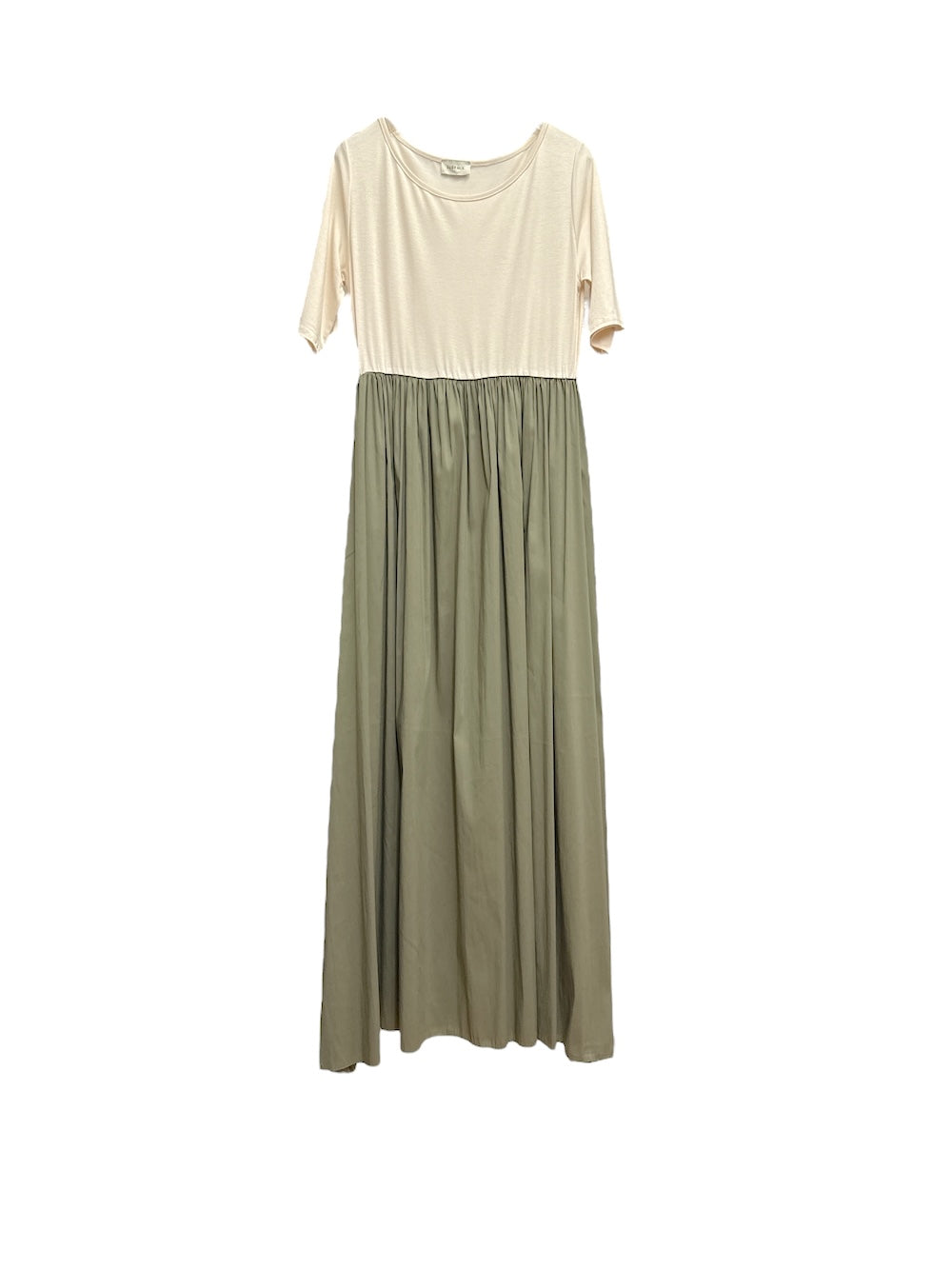 Susy Mix green butter two color dress