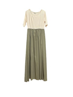 Susy Mix green butter two color dress