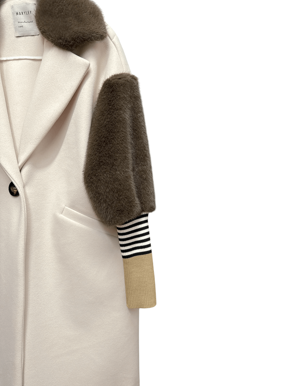 Maryley cream brown jackets