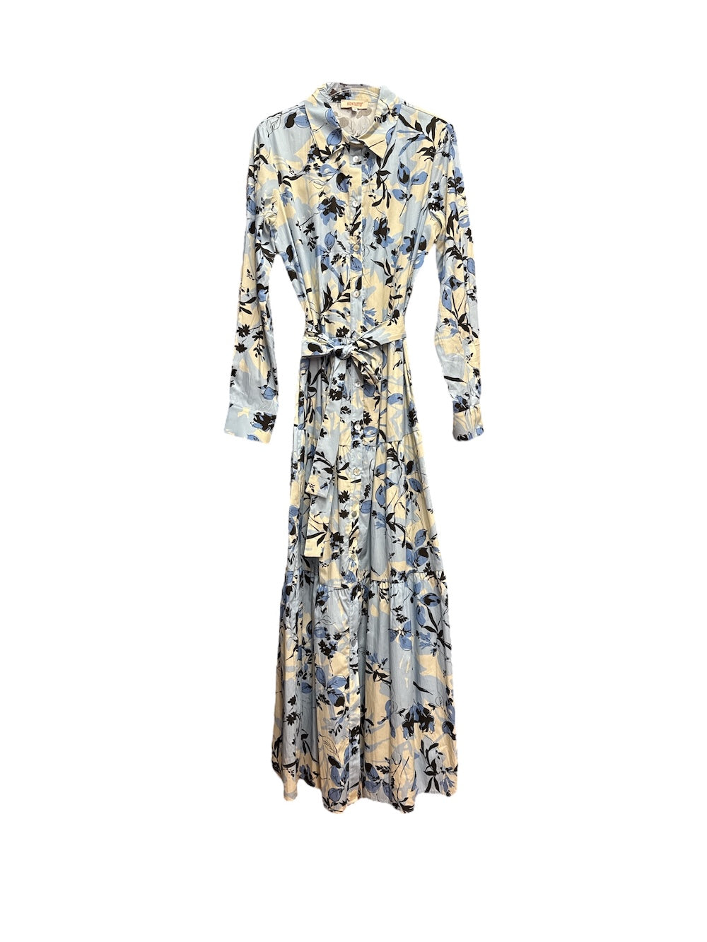 Kontatto oxford/brown chemiser dress