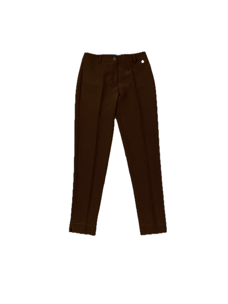 Maryley dark brown slim pants