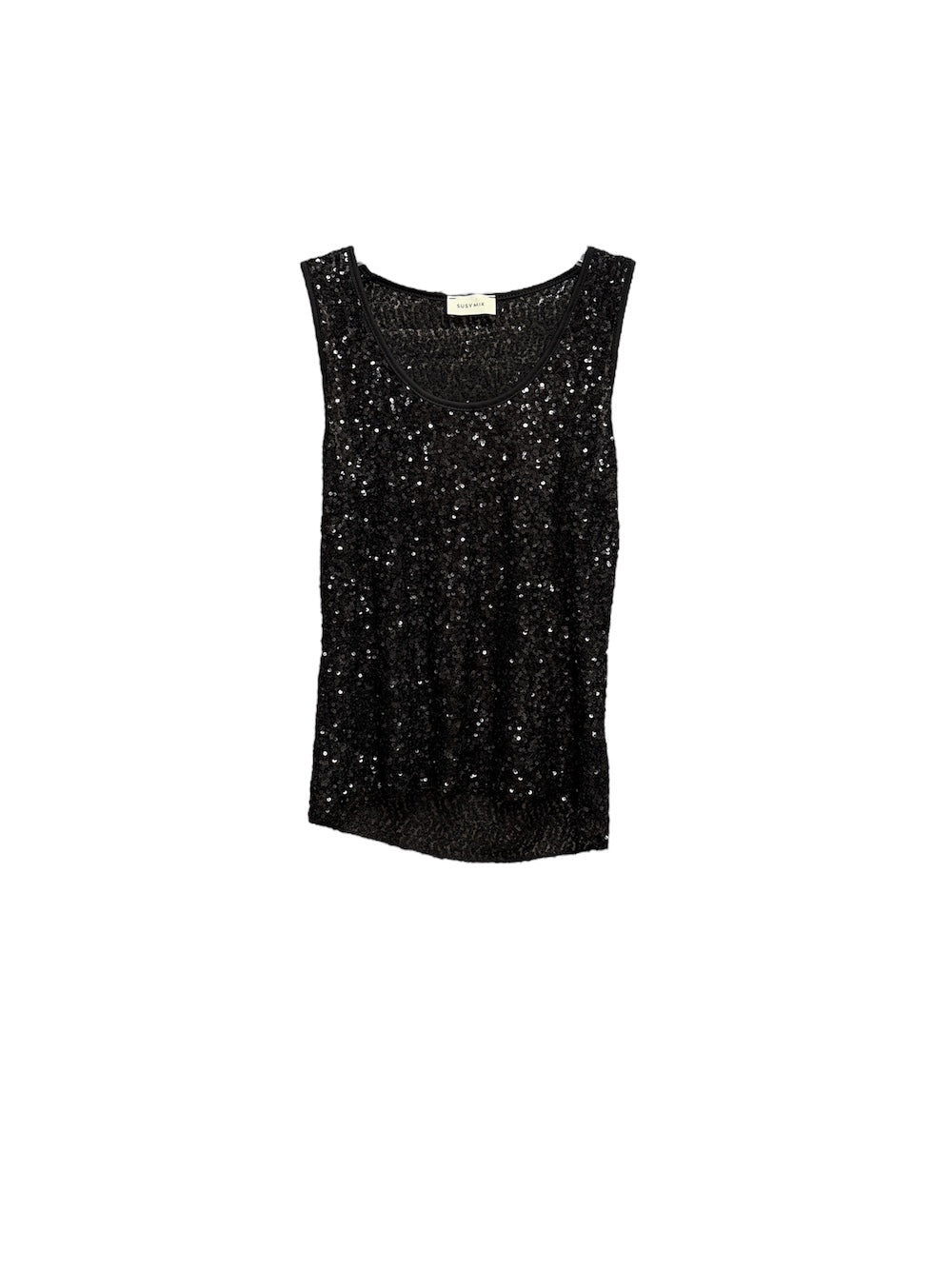 Susy Mix black glitter top