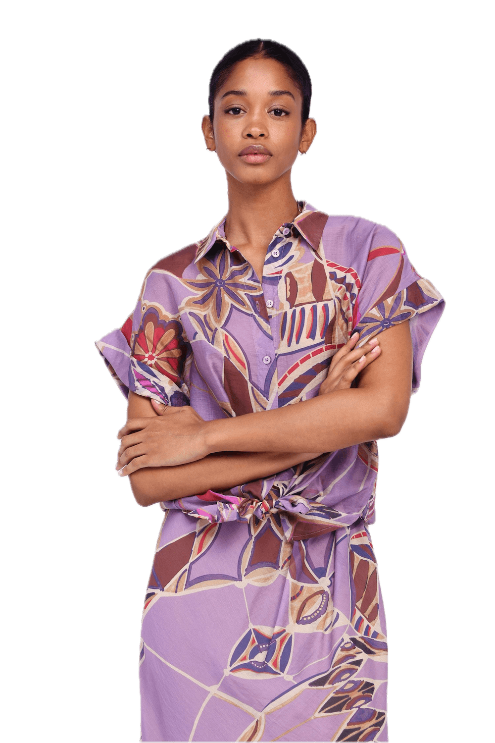 Dixie lilac shirt
