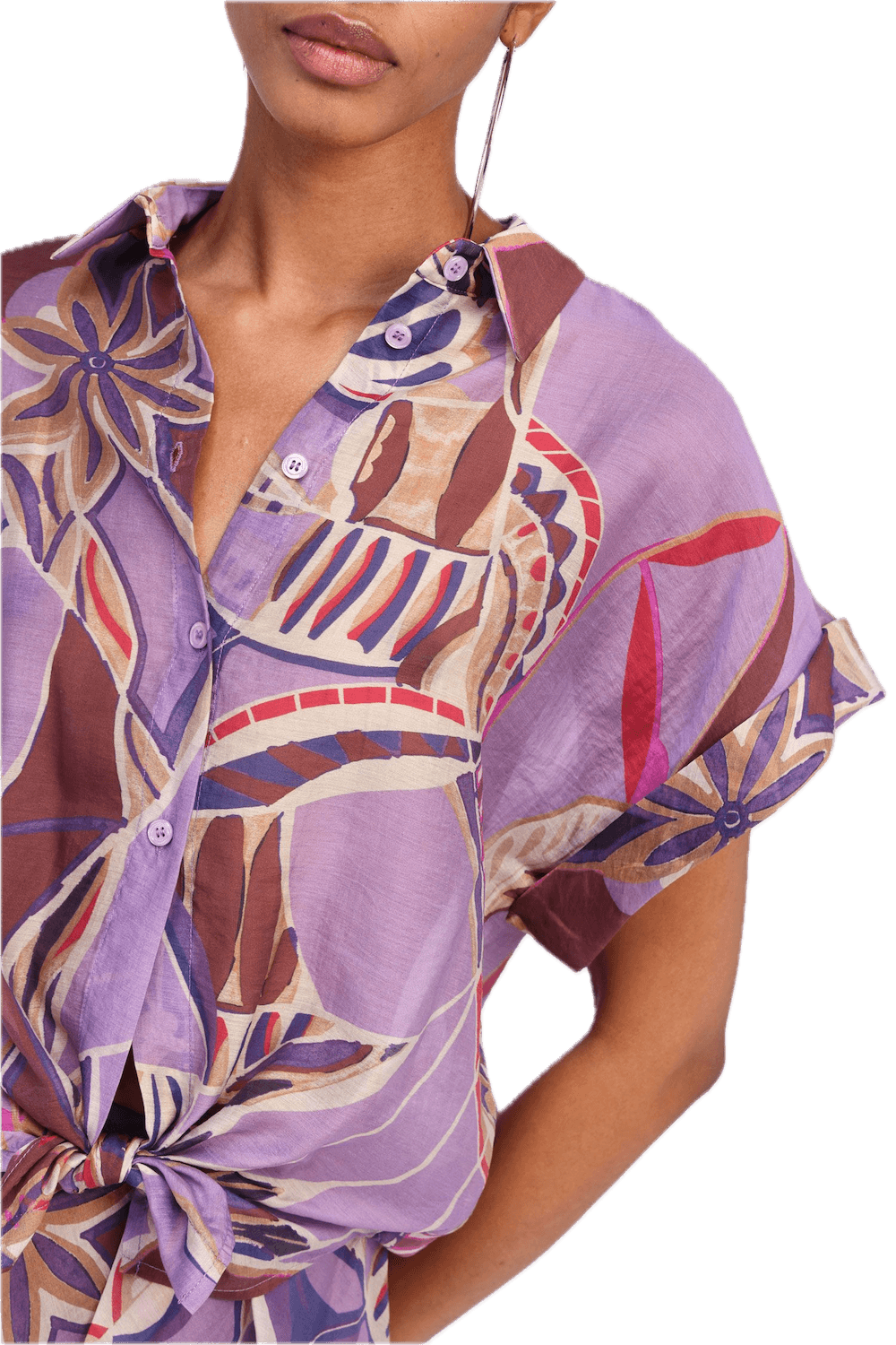 Dixie lilac shirt