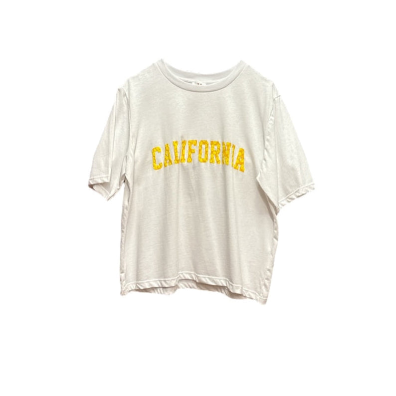 Kontatto white yellow t-shirt