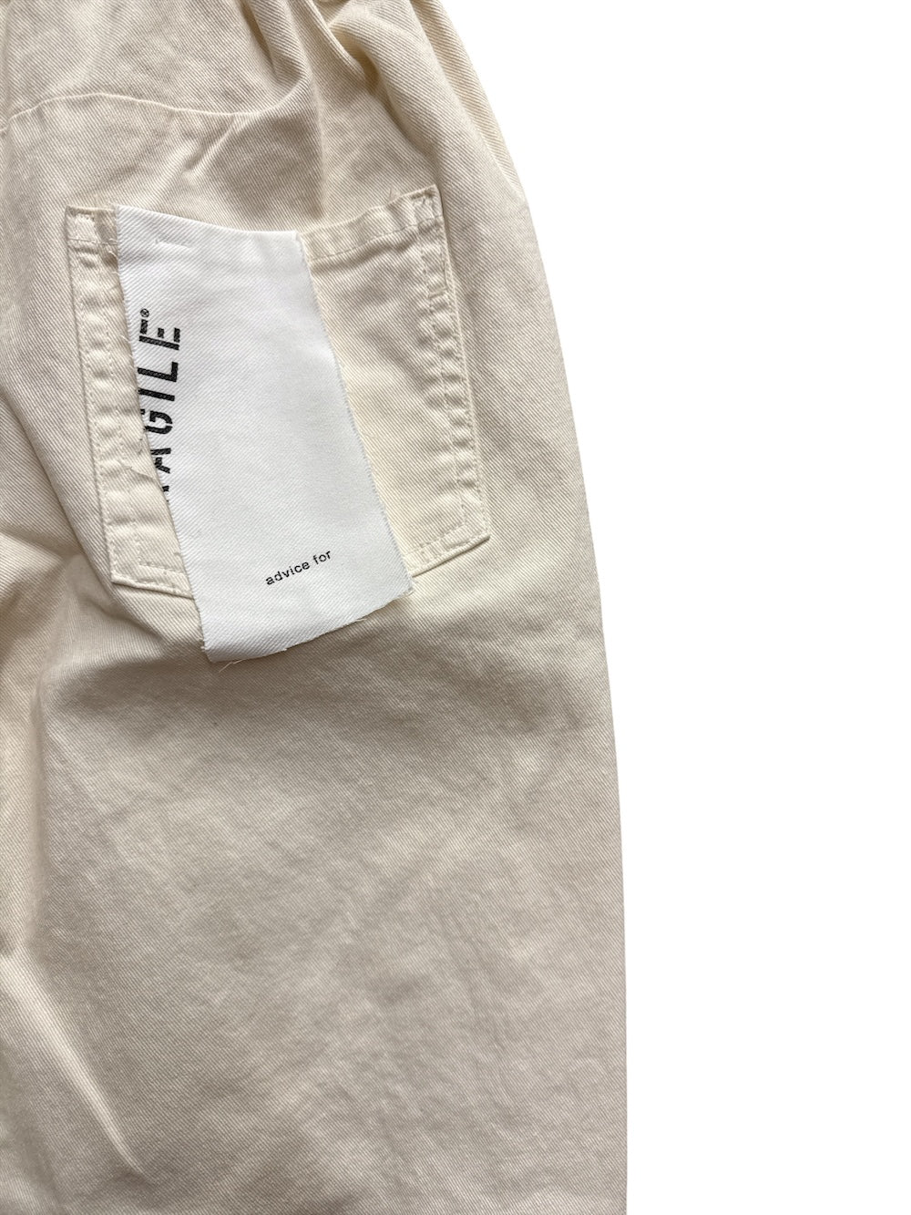 Gold fragile butter pants