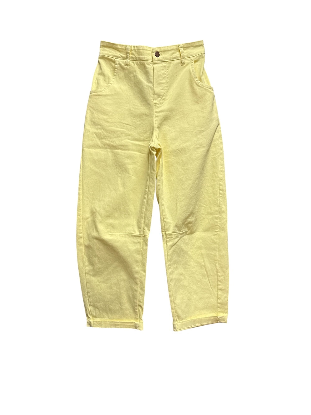 Gold fragile yellow pants