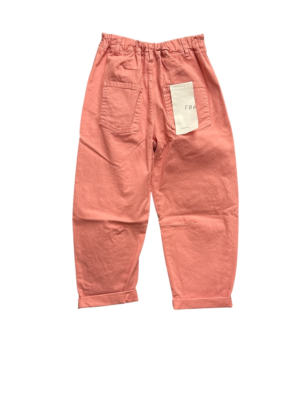 Gold fragile pink pants