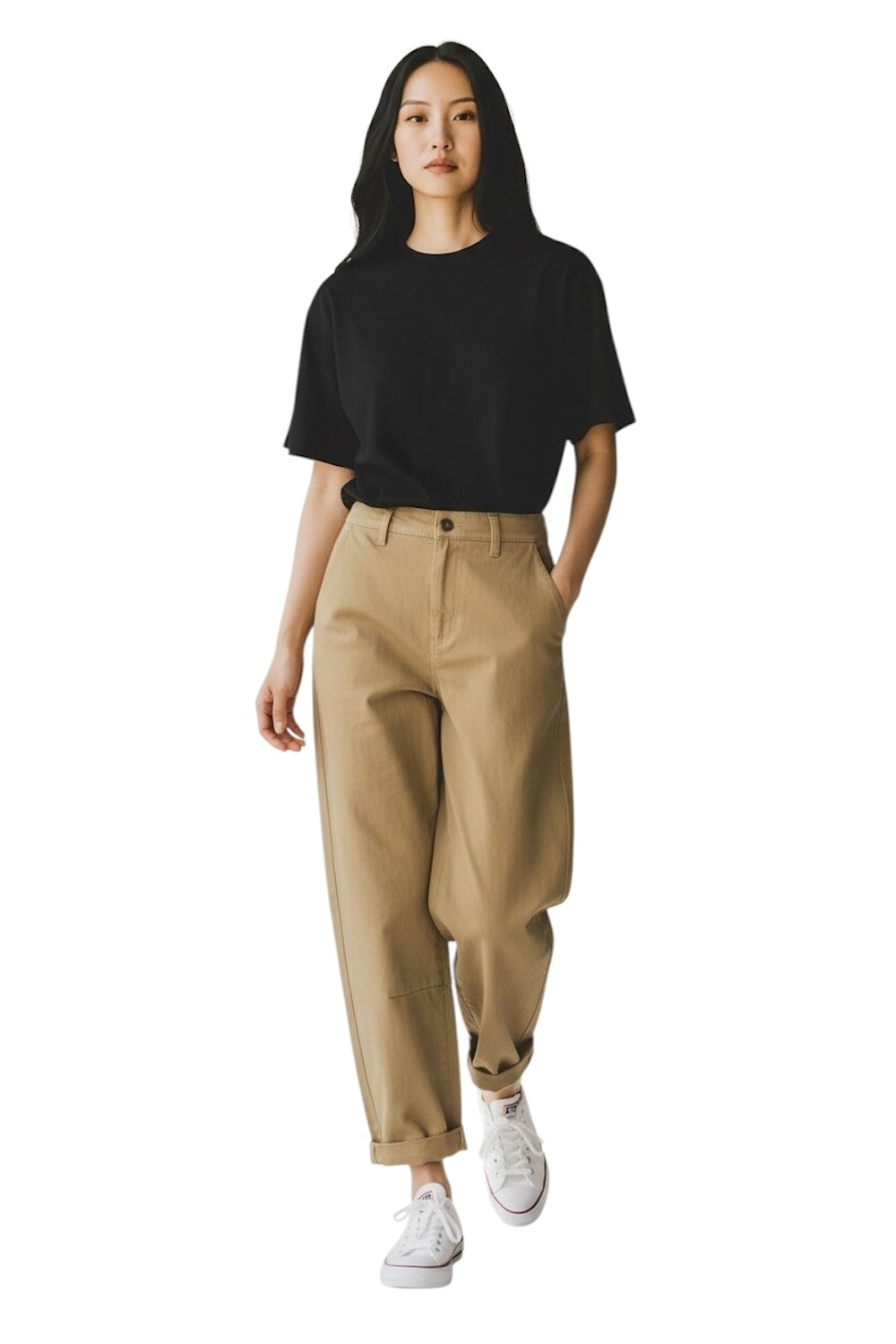 Gold fragile camel pants