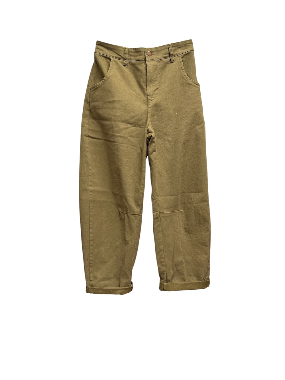 Gold fragile green pants