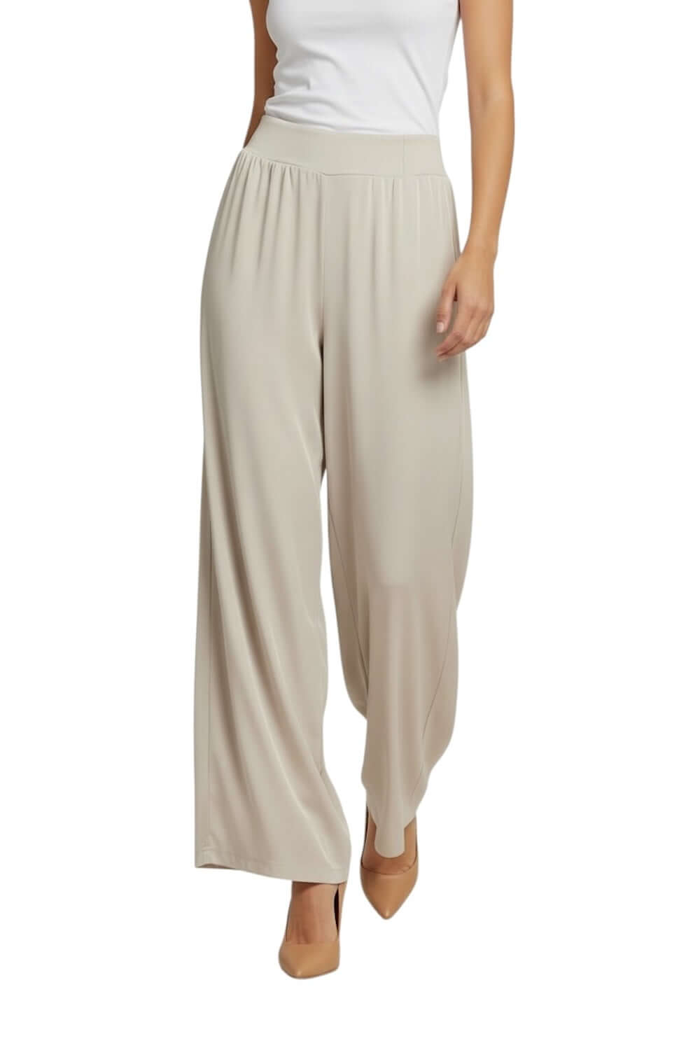 Pantaloni Susy Mix color lana