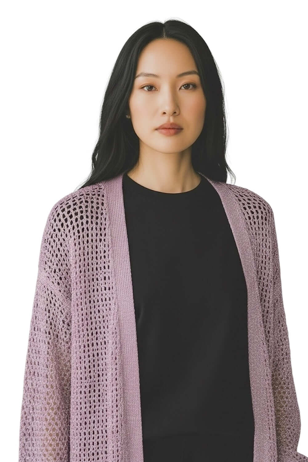 Le îls pink long cardigan