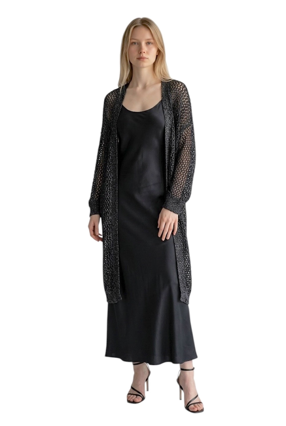 Le îls cardigan lungo nero