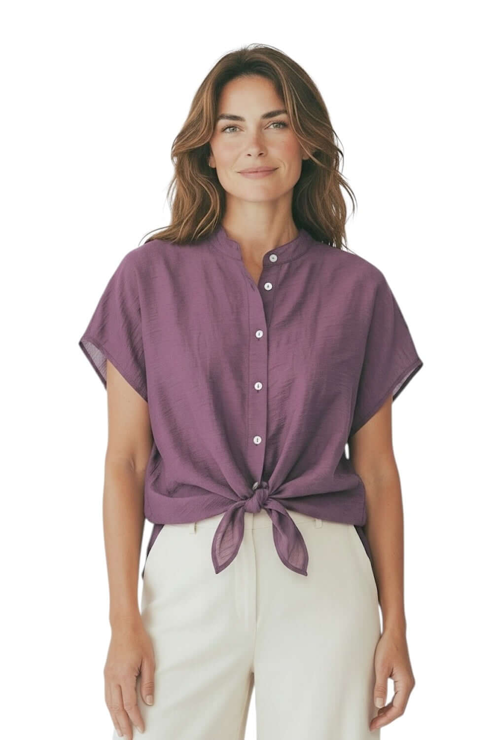Susy Mix black cherry shirt
