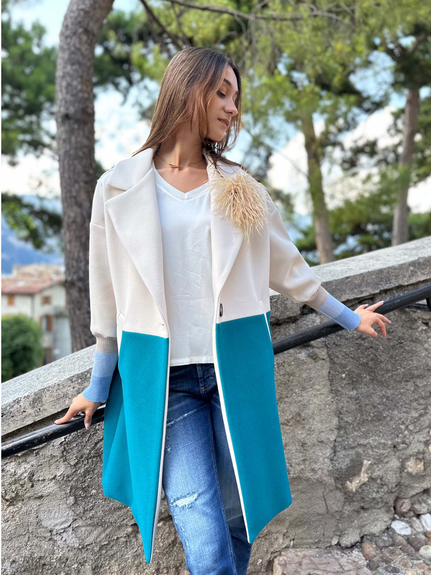Maryley butter/ octane jacket