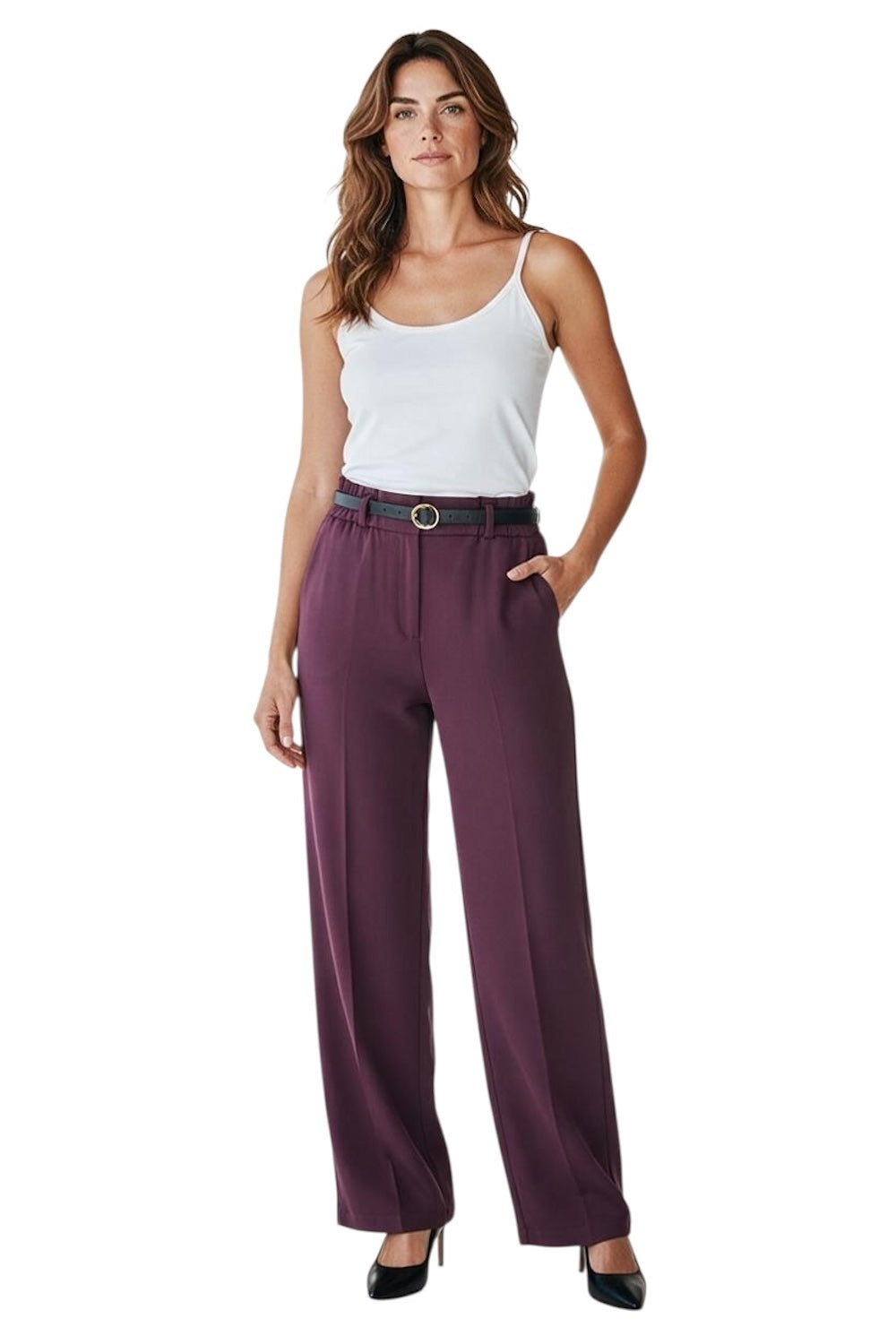 Susy Mix bordeaux pants