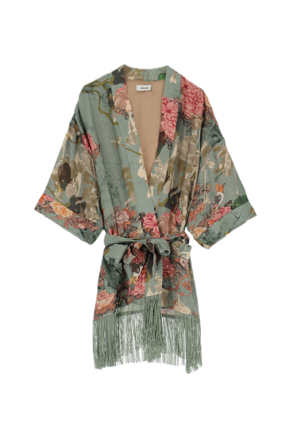 Dixie green kimono jacket