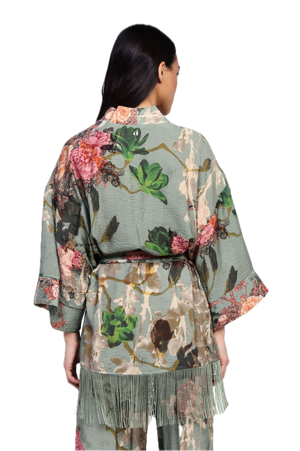 Dixie green kimono jacket