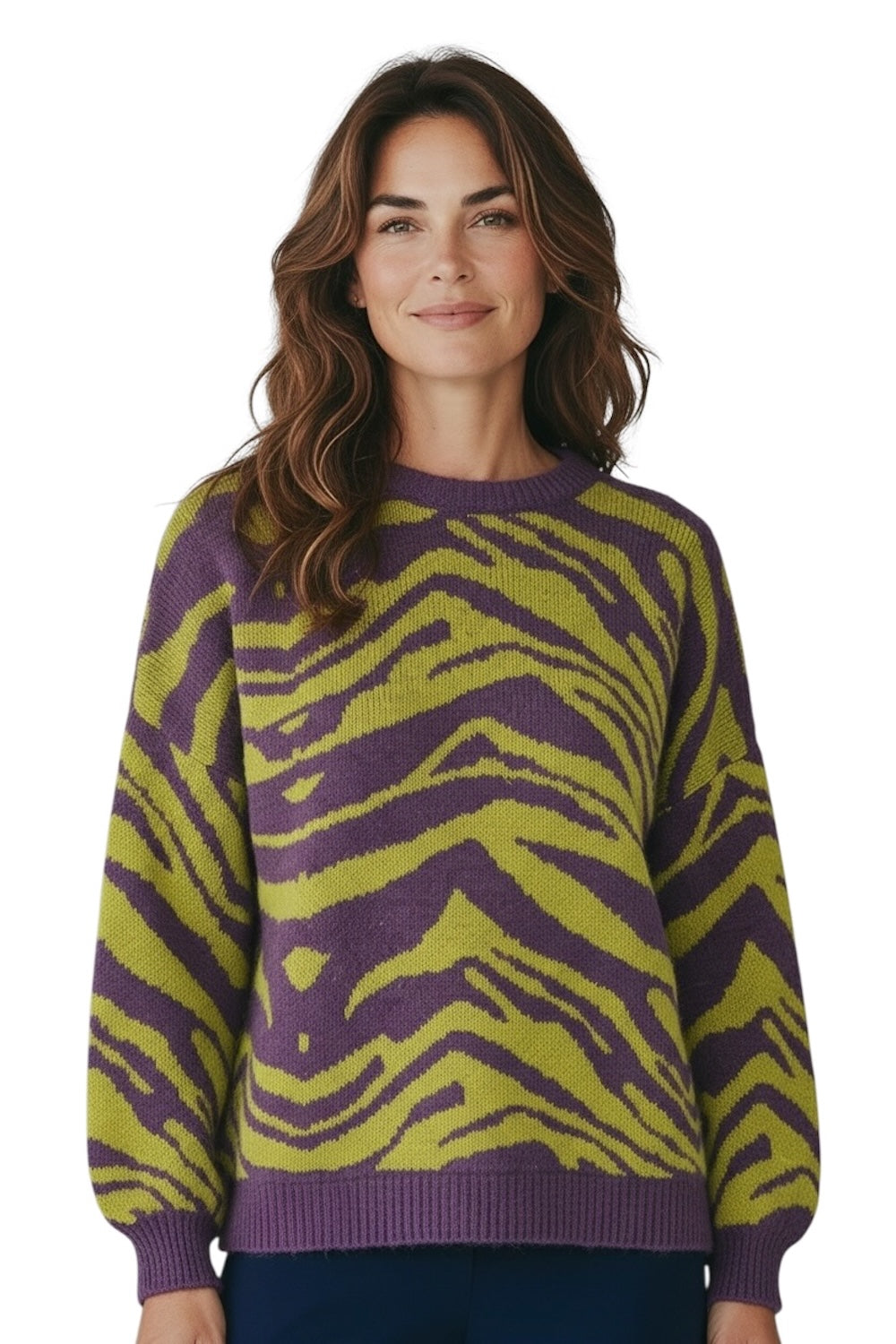 Susy mix purple pullover
