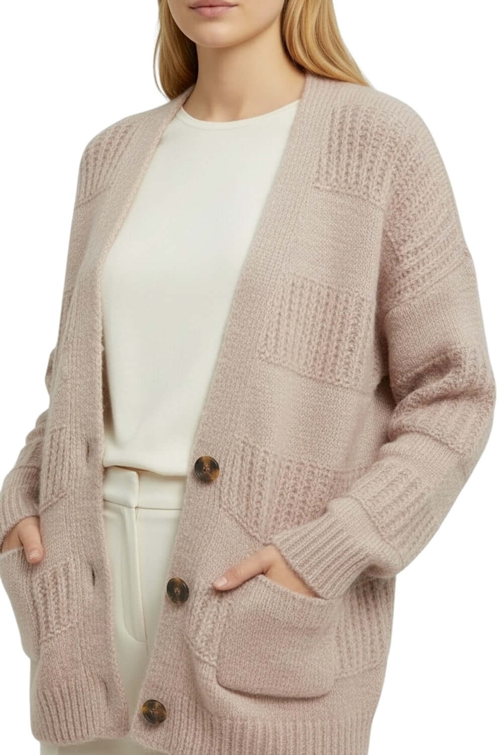 Susy Mix Strickjacke in Rosa