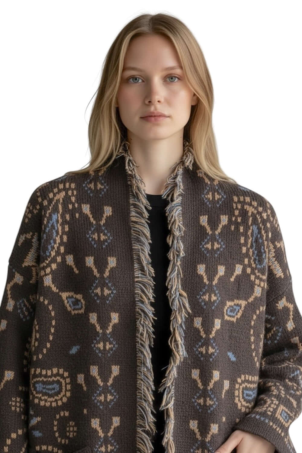 Cardigan marrone Susy Mix