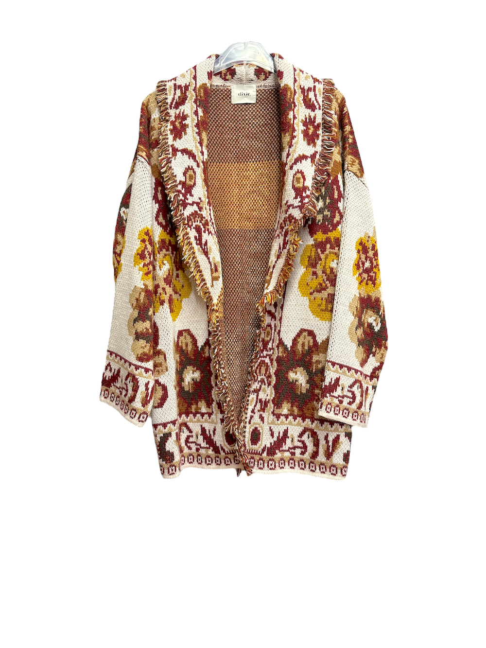 Dixie rust cardigan