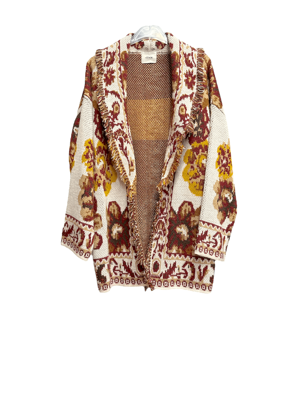 Dixie rust cardigan