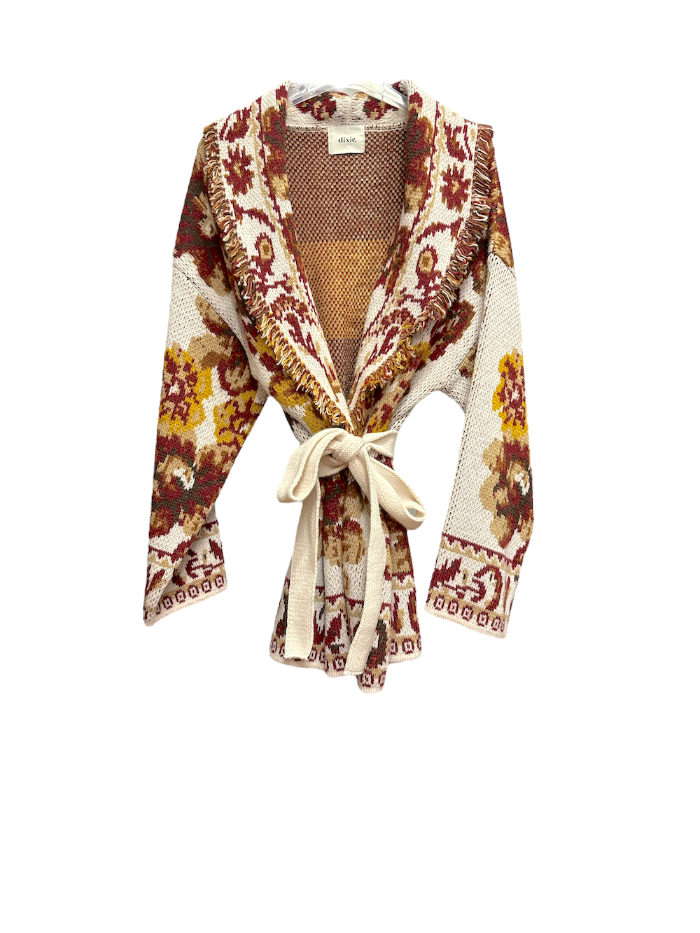 Dixie rust cardigan